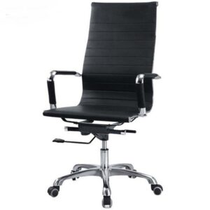 SLEEK REXINE HB/MB CHAIR